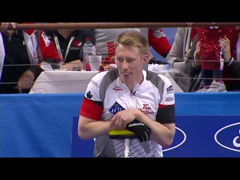 #wmcc2016 Marc Kennedy breaks a stone, Hans Wuthrich to the rescue