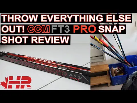 Throw all other hockey sticks out! CCM Jetspeed FT3 Pro Snap Shot review