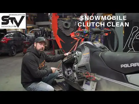 Snowmobile Clutch Clean