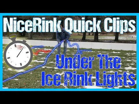 How to Install Lights Under Your Ice // NiceRink Quick Clips // NiceLights