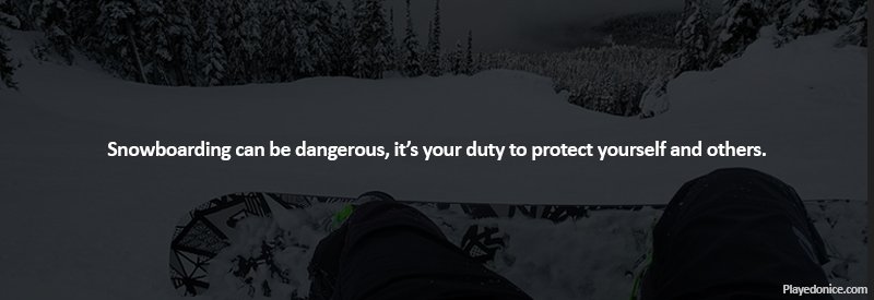 What should you not do while snowboarding