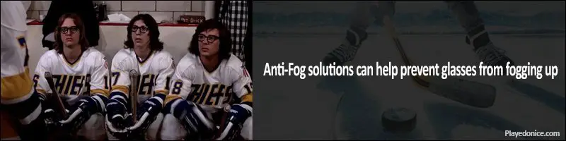 glasses fog hockey
