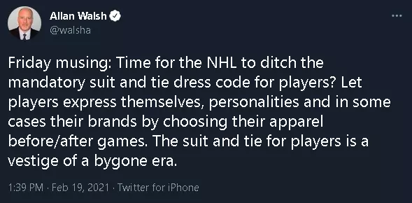 Why Do Hockey Players Wear Suit?